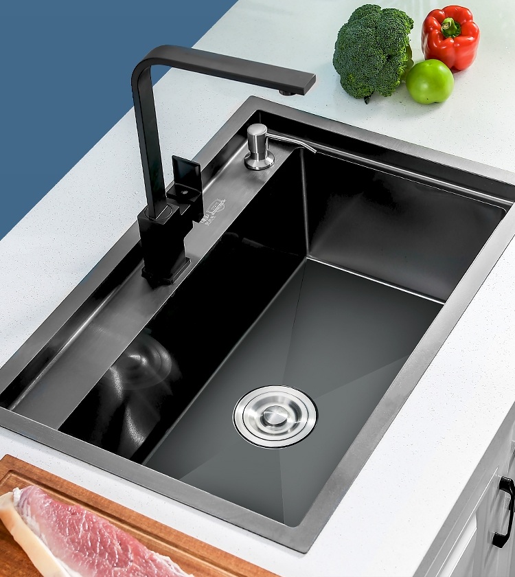 Chậu rửa bát 1 hố cỡ lớn Kích thước 78x46 thương hiệu GRÜNDER