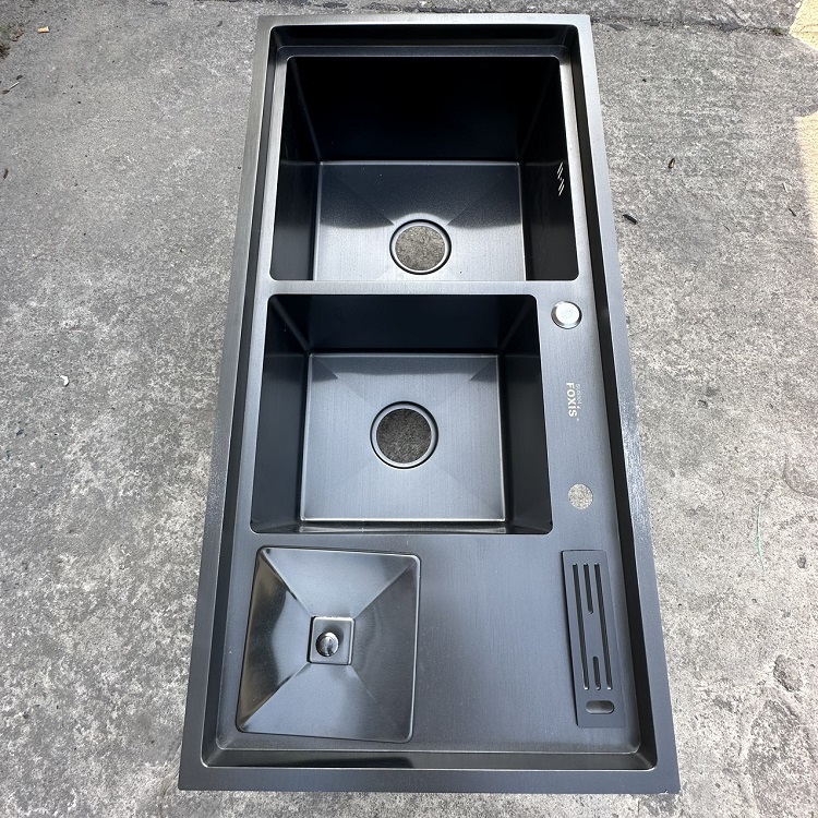 Chậu rửa bát inox 304 công nghệ nano FX-9648ND