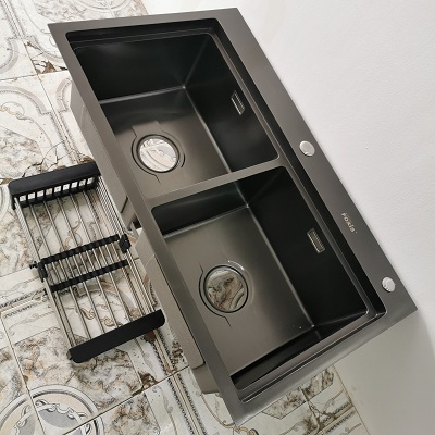 Chậu rửa bát inox nano FX-8247ND