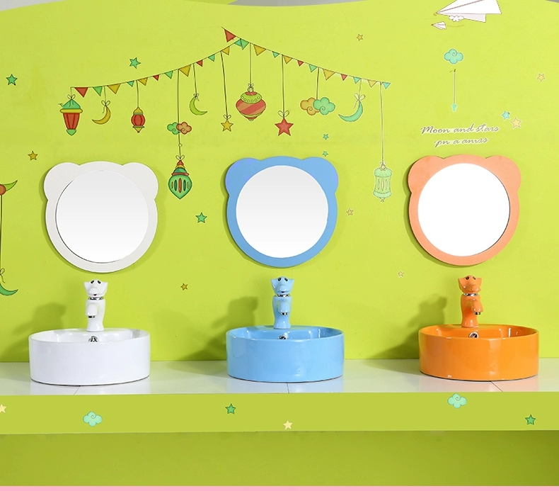 Chậu lavabo trẻ em Moonoah màu xanh dương MN- C228BL cho trường học mầm non