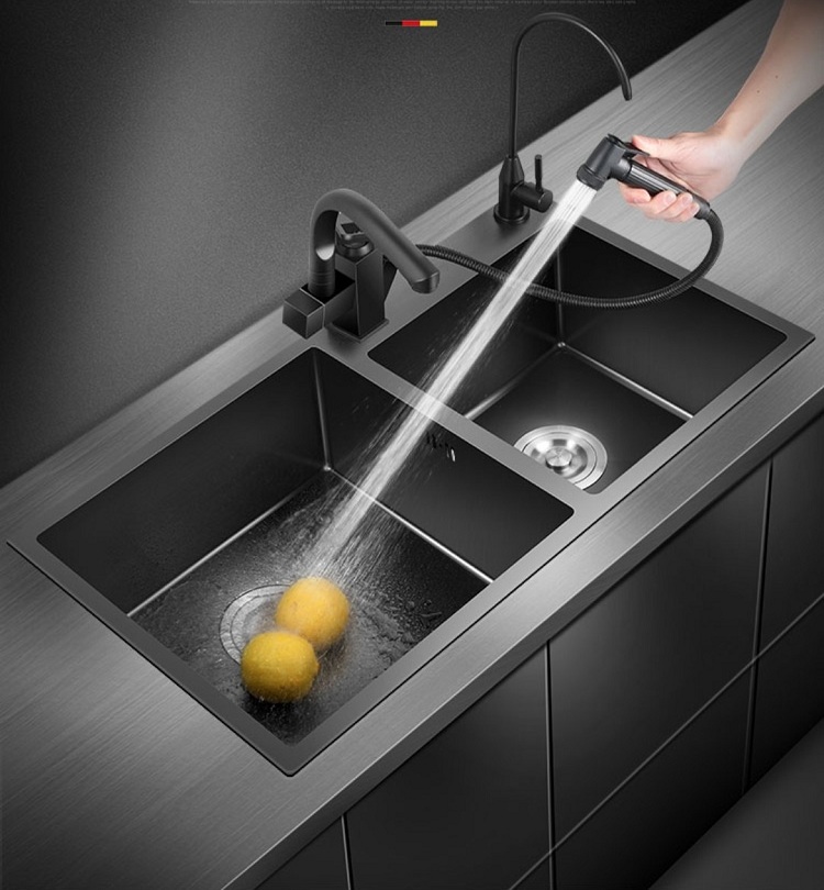 Chậu rửa bát inox 304 nano FX-8045ND-2