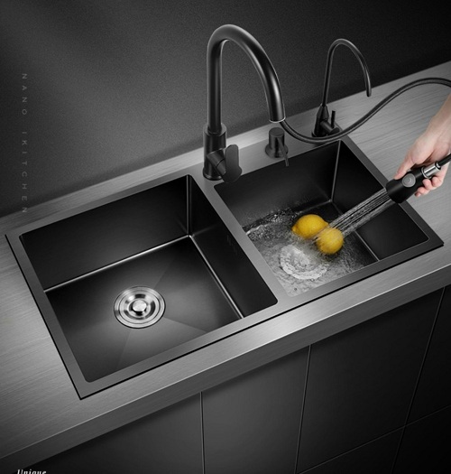 Chậu rửa bát inox 304 nano FX-8045ND-2