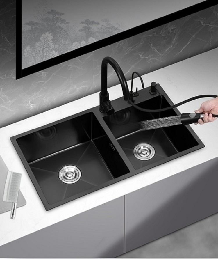 Chậu rửa bát inox 304 nano FX-8045ND-2