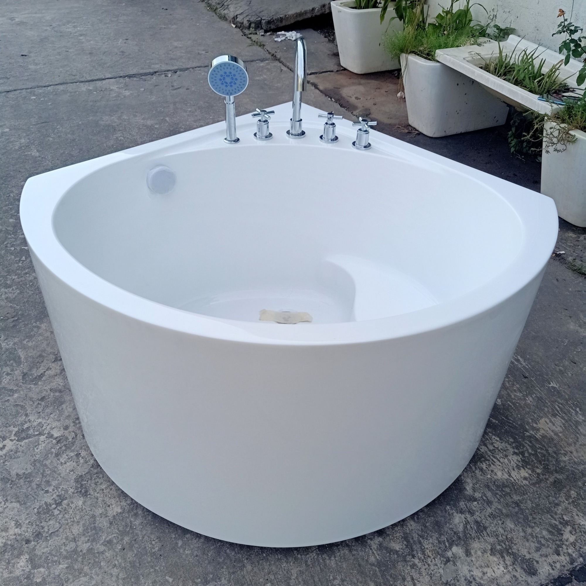 Bồn tắm góc nhỏ 1m