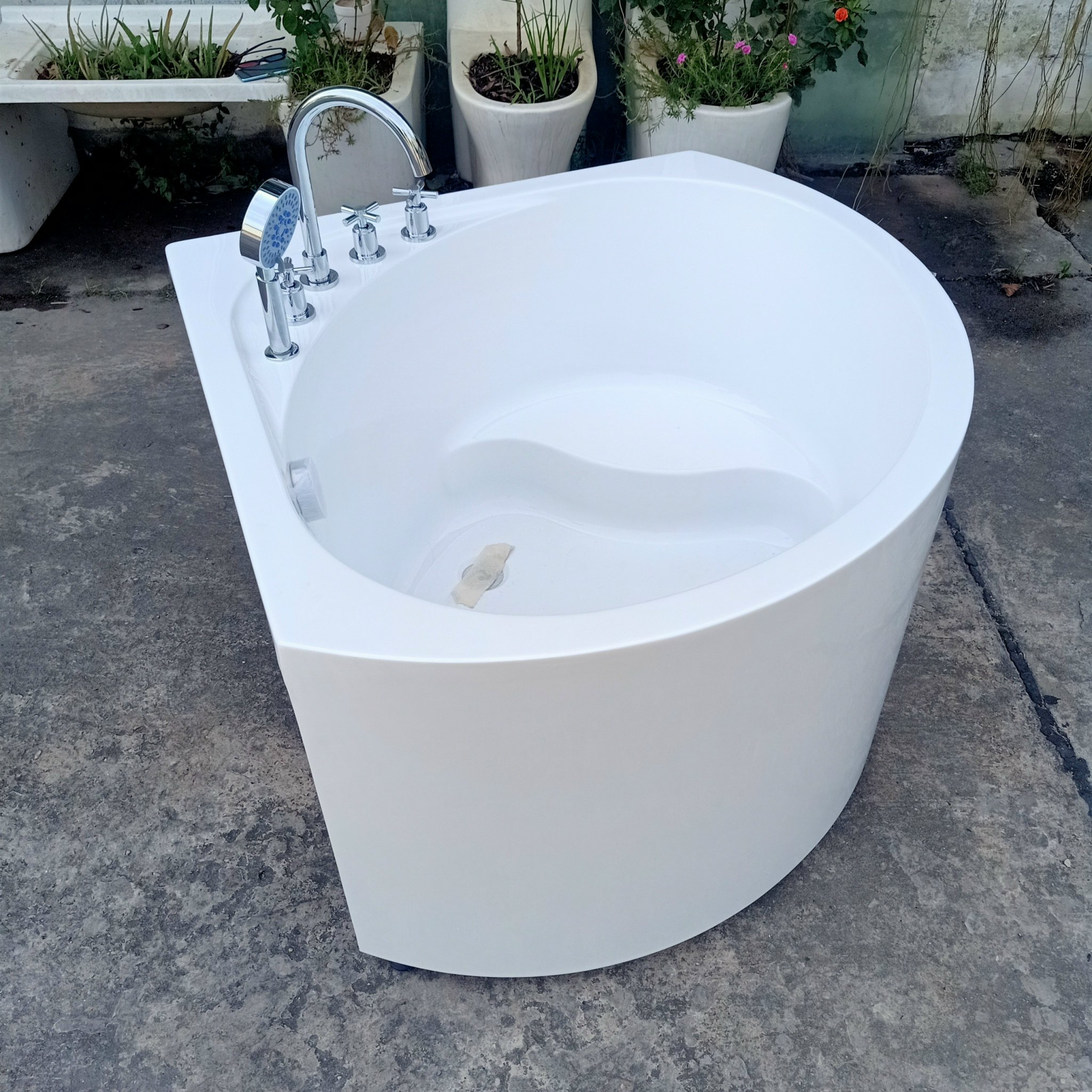 Bồn tắm góc nhỏ 1m