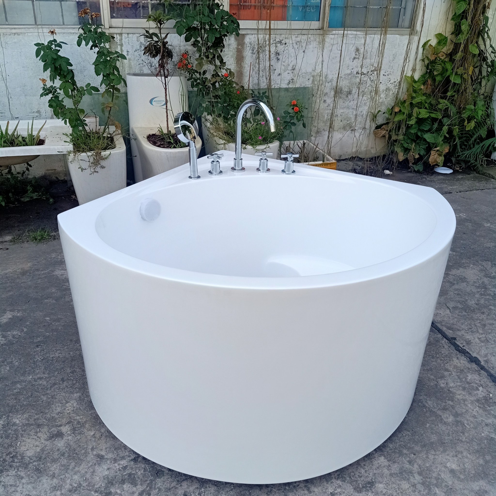 Bồn tắm góc nhỏ 1m