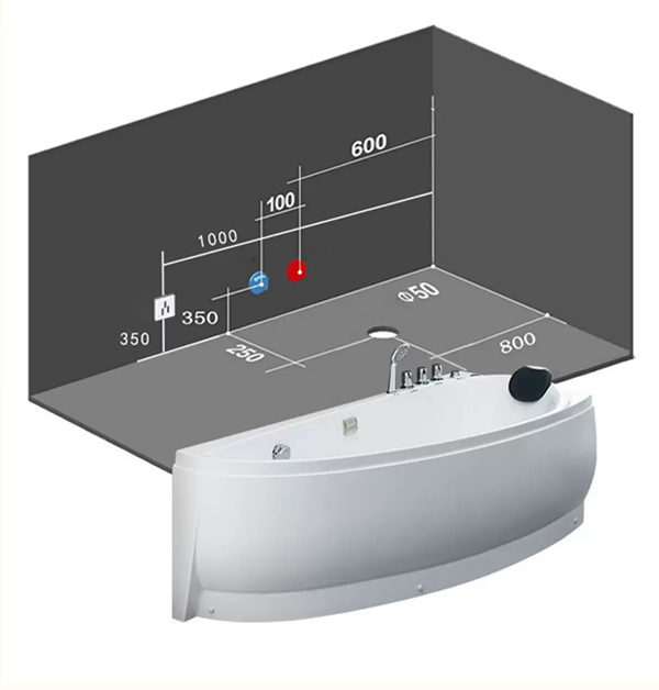 Bồn tắm sục nhỏ đẹp