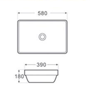 Chậu rửa mặt lavabo MN-C379