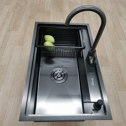 Chậu rửa bát 1 hố cỡ lớn Kích thước 78x46 thương hiệu GRÜNDER