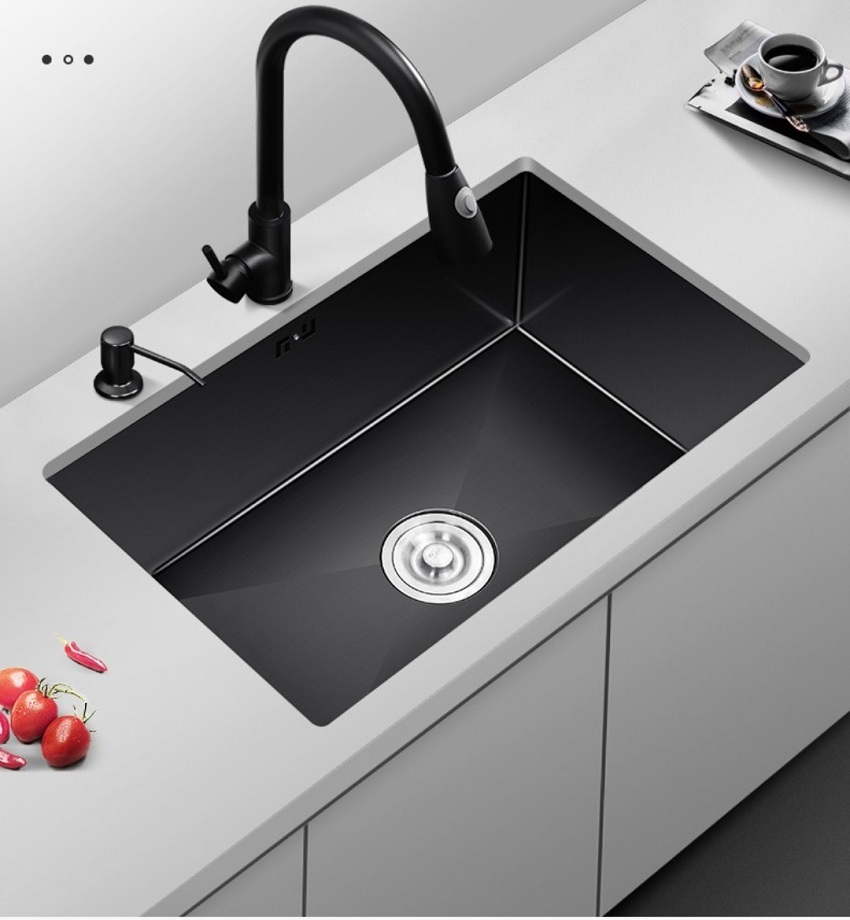 Chậu rửa bát 1 hố cỡ lớn Kích thước 75x45 thương hiệu GRÜNDER