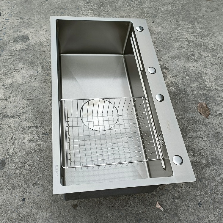 Chậu rửa bát 1 hố cỡ lớn Kích thước 86x48 thương hiệu GRÜNDER