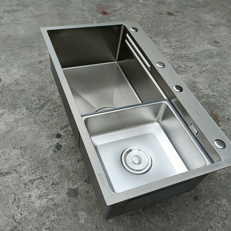 Chậu rửa bát 1 hố cỡ lớn Kích thước 86x48 thương hiệu GRÜNDER