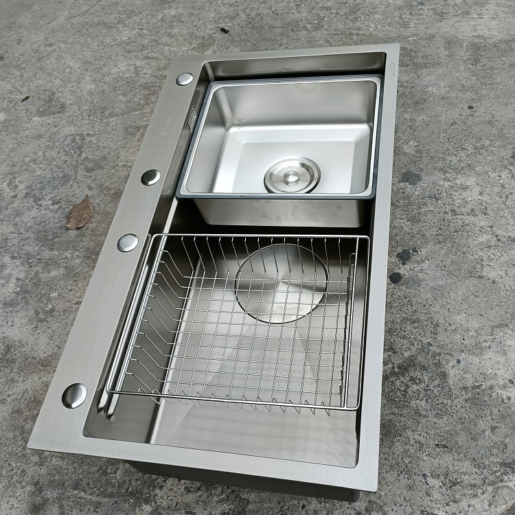 Chậu rửa bát 1 hố cỡ lớn Kích thước 86x48 thương hiệu GRÜNDER