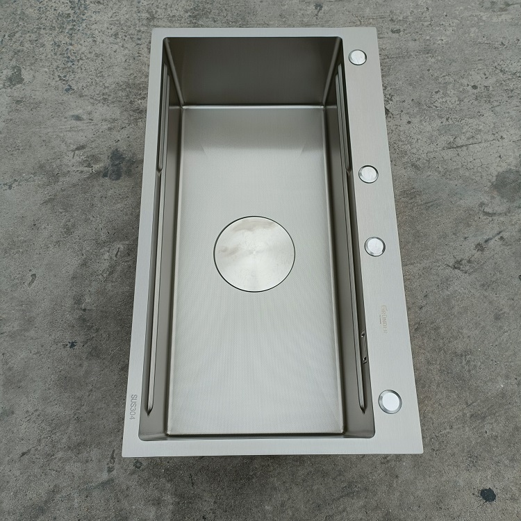 Chậu rửa bát 1 hố cỡ lớn Kích thước 86x48 thương hiệu GRÜNDER