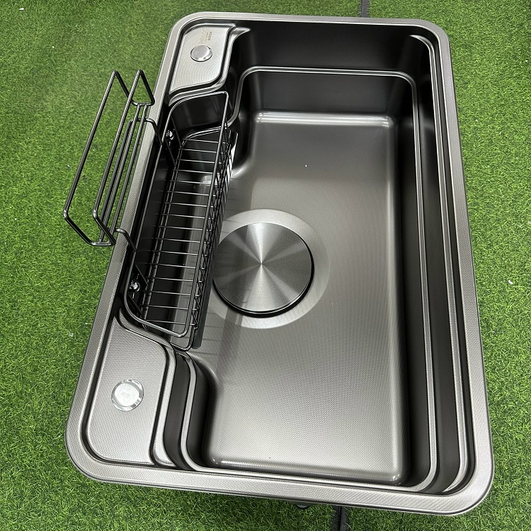 THANH LÝ Chậu rửa bát 1 hố phong cách Nhật Bản kích thước 78x48cm