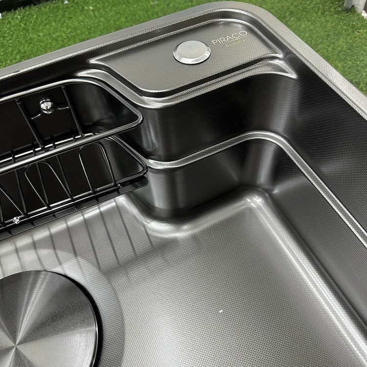 THANH LÝ Chậu rửa bát 1 hố phong cách Nhật Bản kích thước 78x48cm