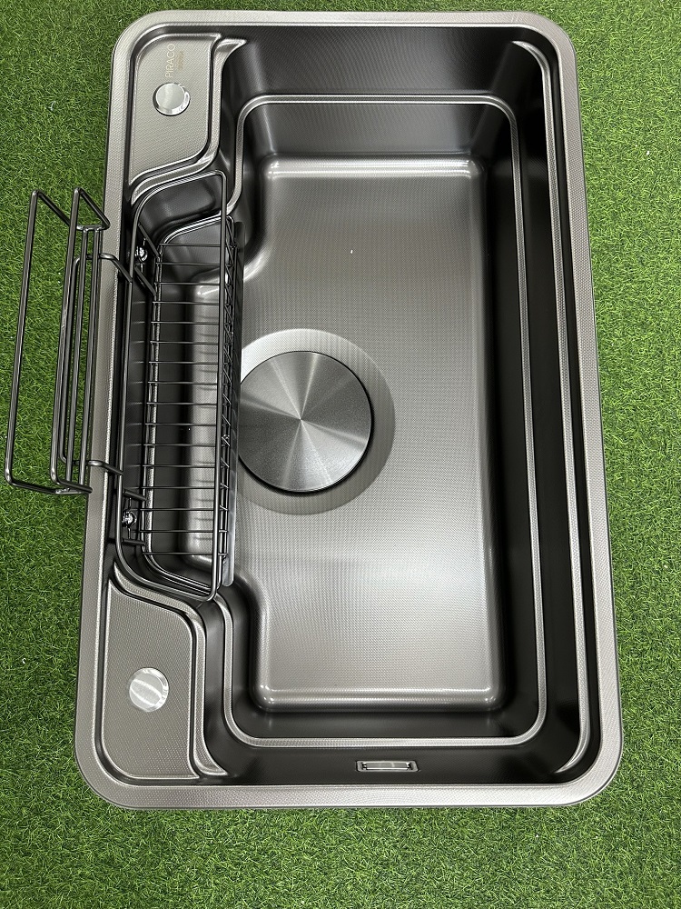 THANH LÝ Chậu rửa bát 1 hố phong cách Nhật Bản kích thước 78x48cm