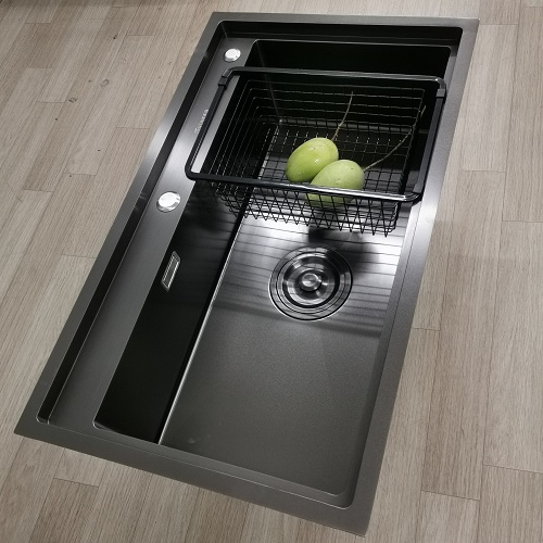 Chậu rửa bát 1 hố cỡ lớn Kích thước 78x46 thương hiệu GRÜNDER