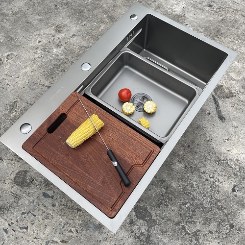 Chậu rửa bát 1 hố cỡ lớn Kích thước 78x48 thương hiệu GRÜNDER