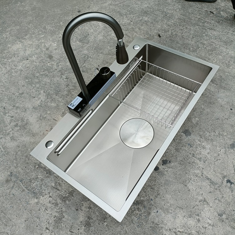 Chậu rửa bát 1 hố cỡ lớn Kích thước 86x48 thương hiệu GRÜNDER