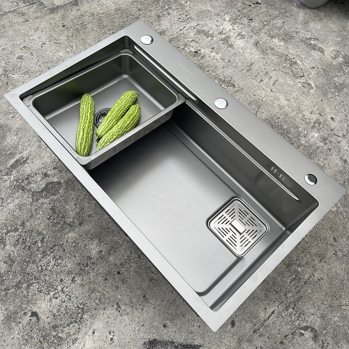 Chậu rửa bát 1 hố cỡ lớn Kích thước 78x48 thương hiệu GRÜNDER