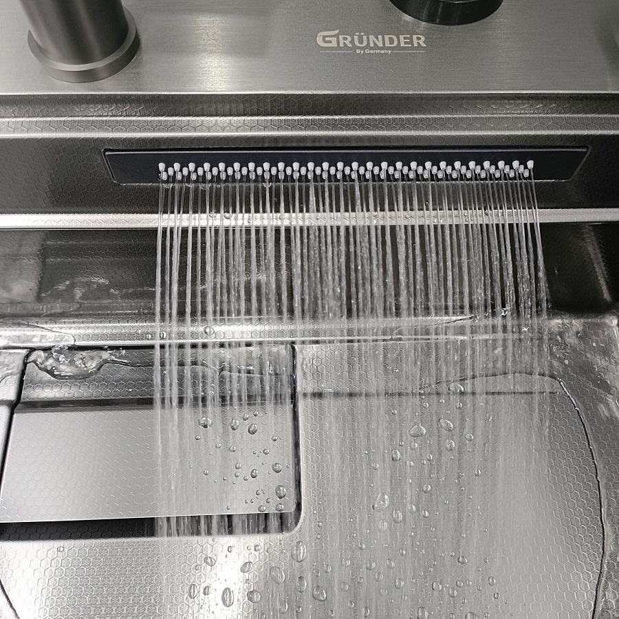 Chậu vòi thác Gründer bản nâng cấp mẫu mới thiết kế phần thác độc lập phần vòi