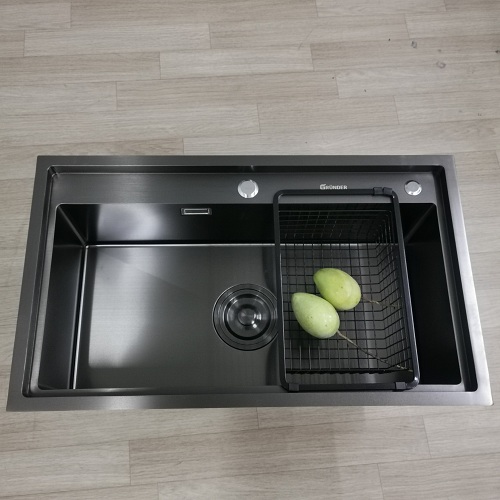Chậu rửa bát 1 hố cỡ lớn Kích thước 78x46 thương hiệu GRÜNDER