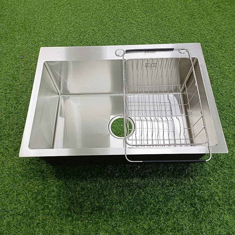 Chậu rửa bát 1 hố FOXIS kích thước 62x45cm
