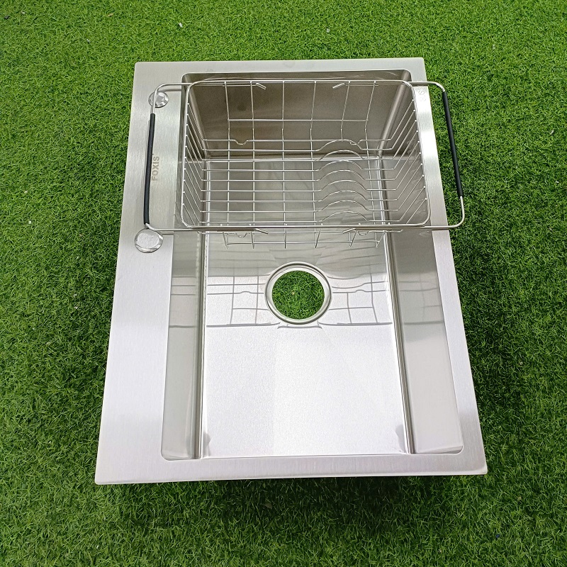 Chậu rửa bát 1 hố FOXIS kích thước 62x45cm