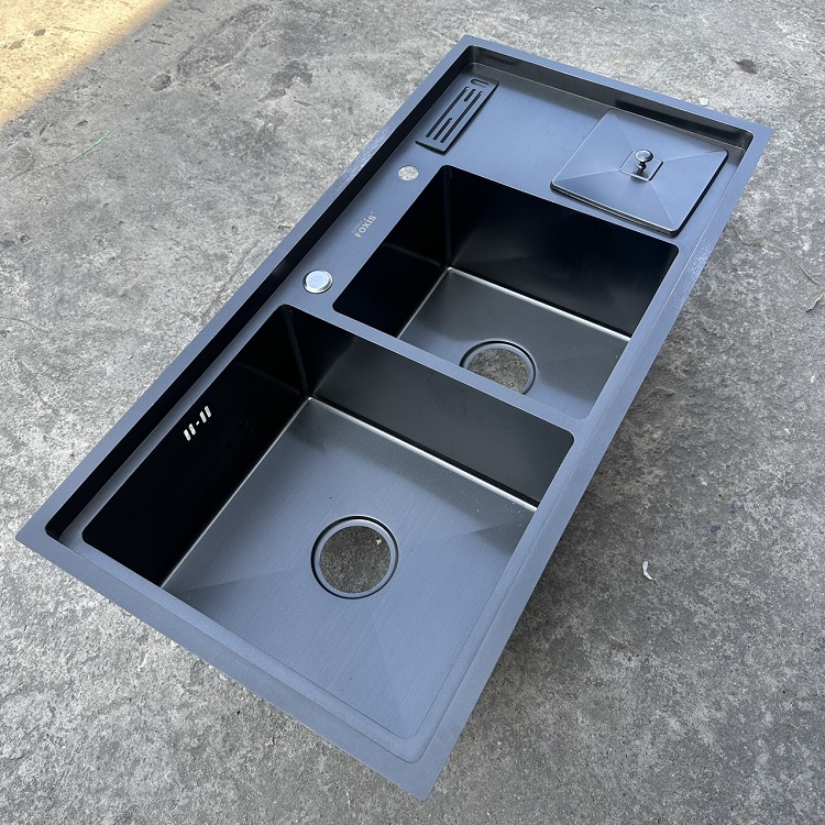 Chậu rửa bát inox 304 công nghệ nano FX-9648ND