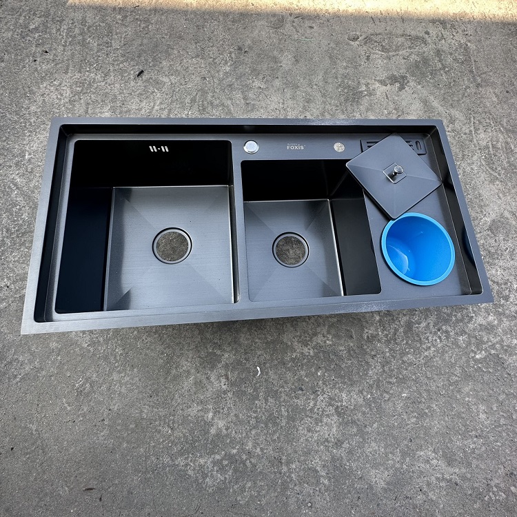 Chậu rửa bát inox 304 công nghệ nano FX-9648ND