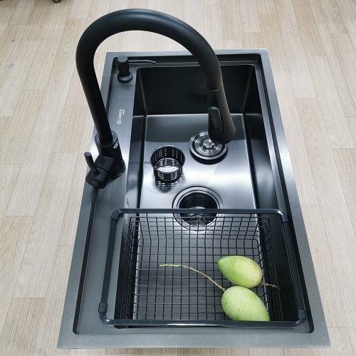 Chậu rửa bát 1 hố cỡ lớn Kích thước 78x46 thương hiệu GRÜNDER