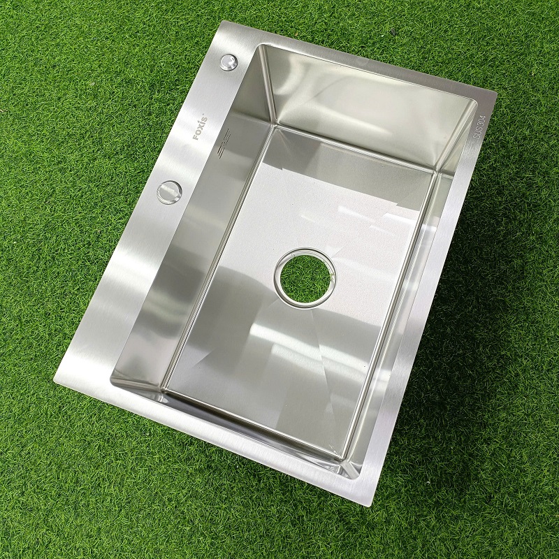 Chậu rửa bát 1 hố FOXIS kích thước 62x45cm
