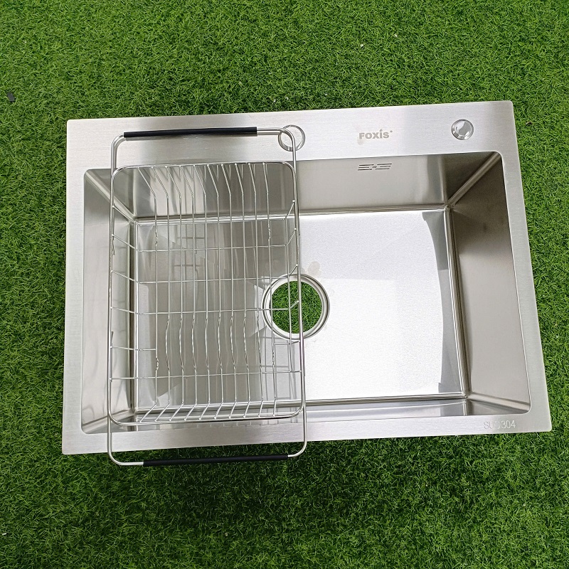 Chậu rửa bát 1 hố FOXIS kích thước 62x45cm