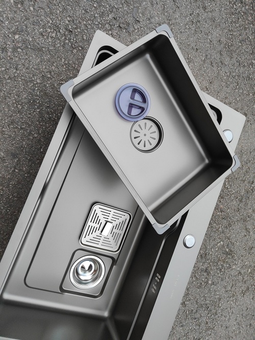 Chậu rửa bát 1 hố cỡ lớn Kích thước 75x46 thương hiệu GRÜNDER