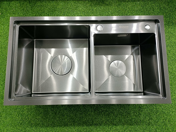 Chậu rửa bát inox 304 nano cao cấp GRÜNDER GR-8246ND