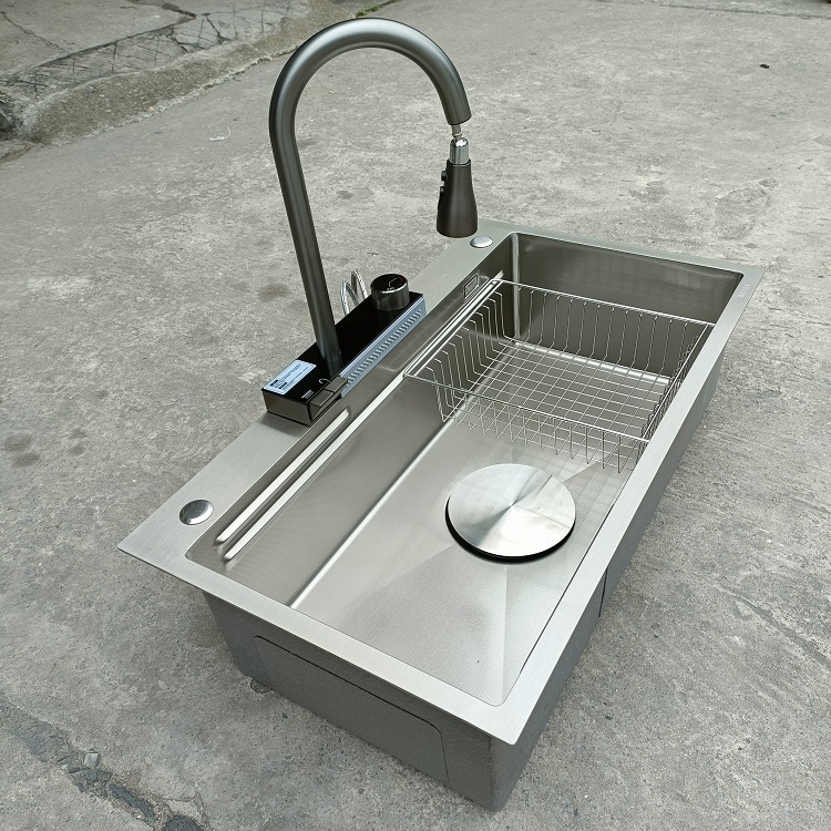 Chậu rửa bát 1 hố cỡ lớn Kích thước 86x48 thương hiệu GRÜNDER