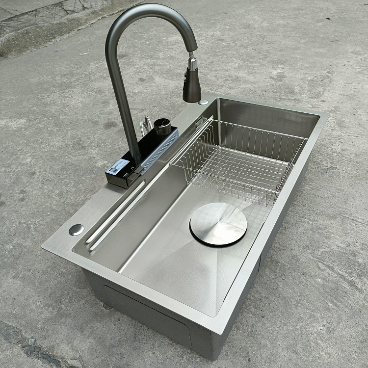 Chậu rửa bát 1 hố cỡ lớn Kích thước 86x48 thương hiệu GRÜNDER