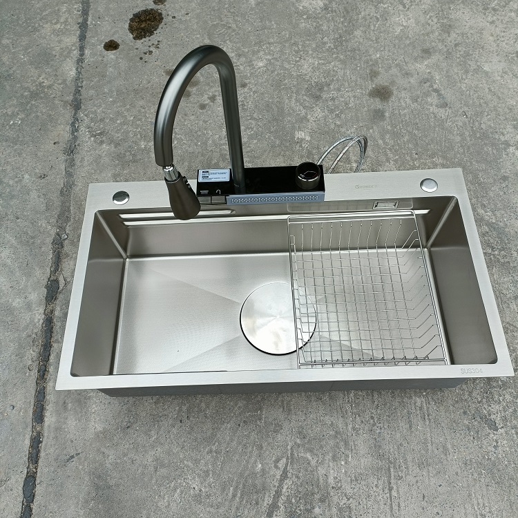 Chậu rửa bát 1 hố cỡ lớn Kích thước 86x48 thương hiệu GRÜNDER