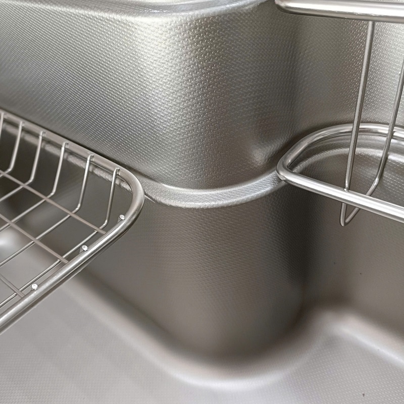 Chậu rửa bát 1 hố GRÜNDER phong cách Nhật Bản GR-8048JB