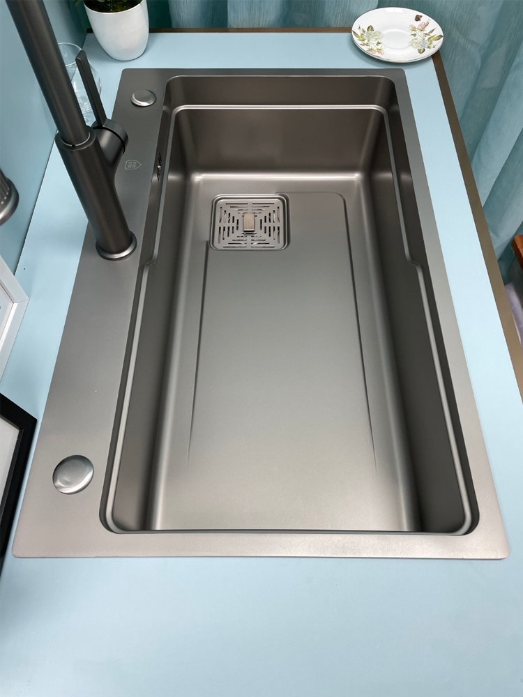 Chậu rửa bát 1 hố cỡ lớn Kích thước 75x46 thương hiệu GRÜNDER