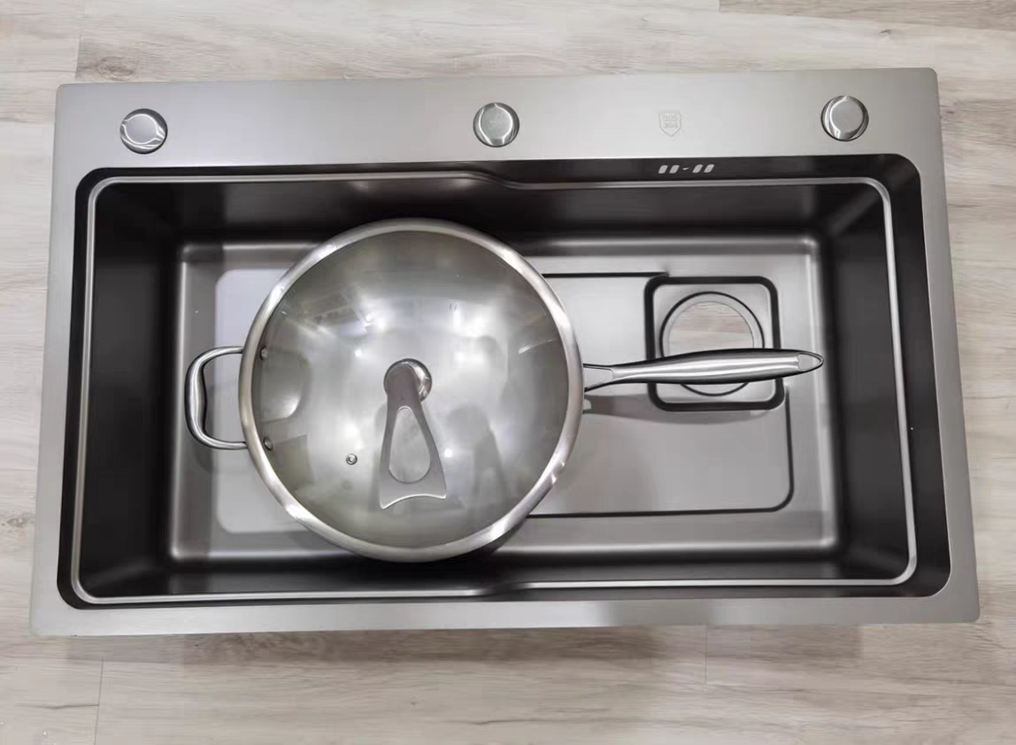 Chậu rửa bát 1 hố cỡ lớn Kích thước 75x46 thương hiệu GRÜNDER