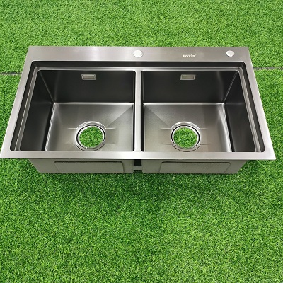 Chậu rửa bát inox nano FX-8247ND