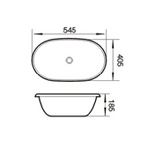 Chậu rửa mặt lavabo MN-D413