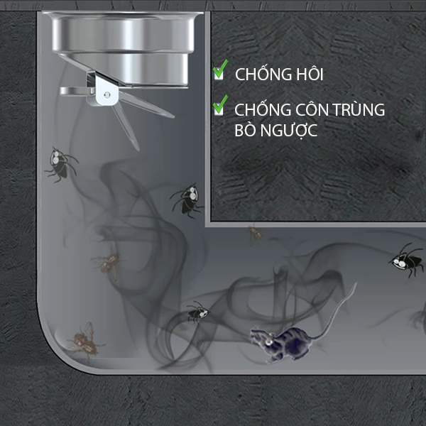 Ga thoát sàn ngăn mùi MN-T202