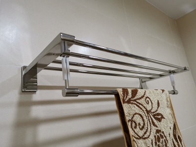Giàn treo khăn phòng tắm inox 304 MN-G8701