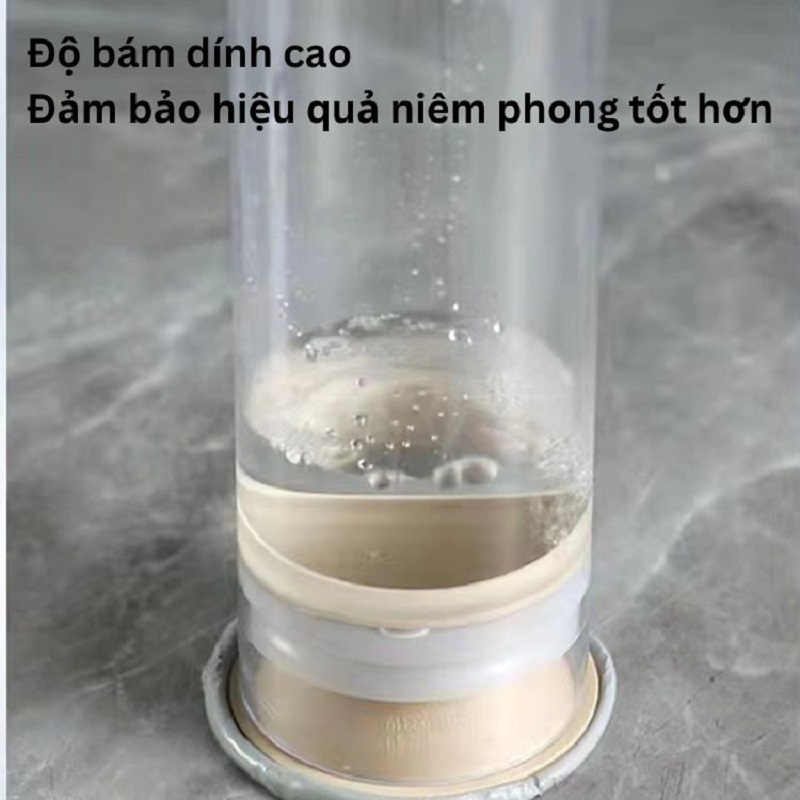 Gioăng cao su, ron cao su lót đế bồn cầu chống hôi loại đặc biệt chất liệu nhựa ABS cao 6cm