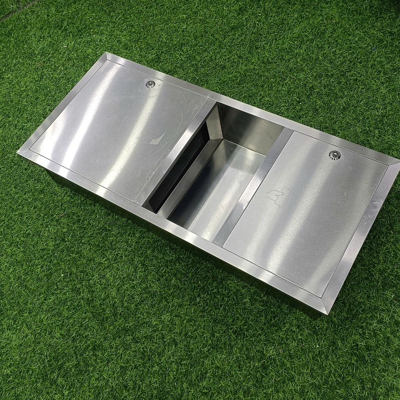 Tủ đựng giấy kết hợp thùng rác inox 304 cao cấp