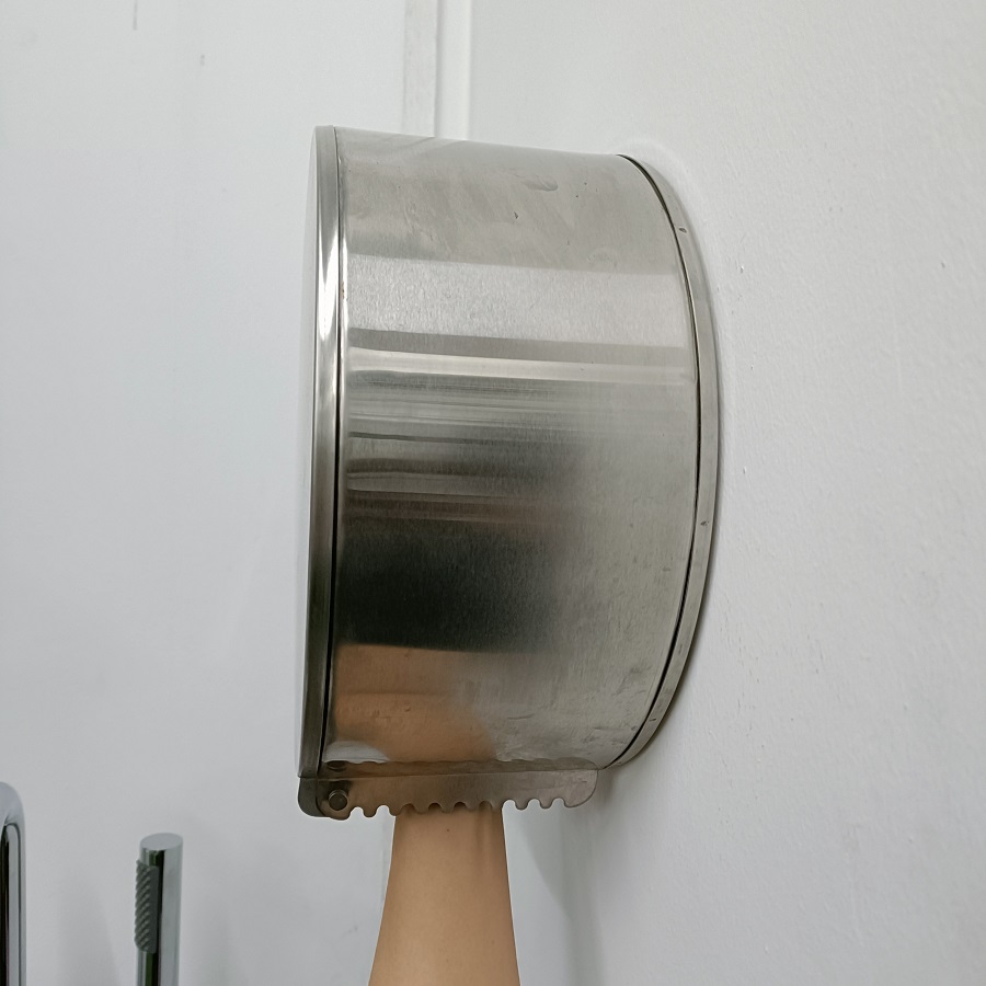 Hộp đựng giấy vệ sinh cuộn lớn. Hộp đựng giấy vệ sinh công cộng inox 304
