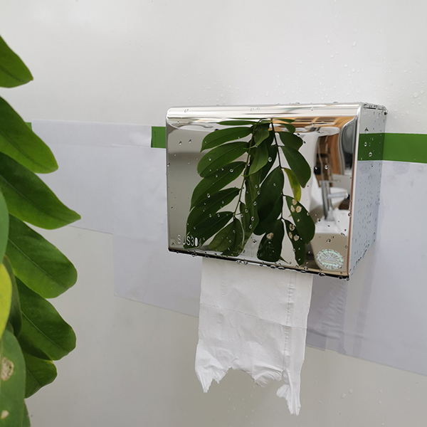 Hộp đựng giấy vệ sinh kín chống nước inox 304 MN-G1003B